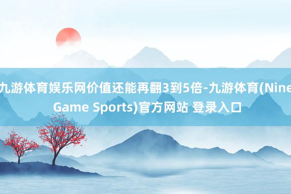 九游体育娱乐网价值还能再翻3到5倍-九游体育(Nine Game Sports)官方网站 登录入口